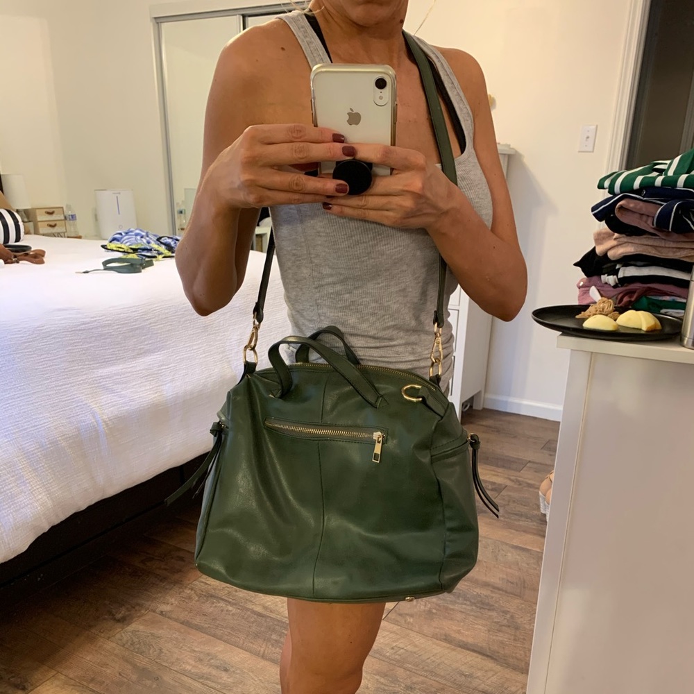 army green purse